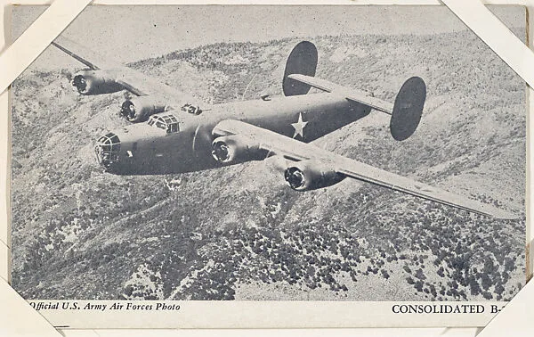 Consolidated B-24 from Military--Official Photos cards (W615) — Unknown