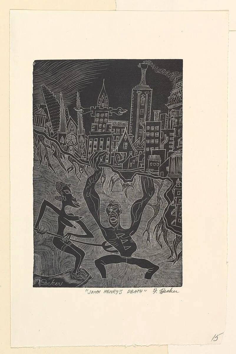 John Henry's Death — Fred Becker|WPA