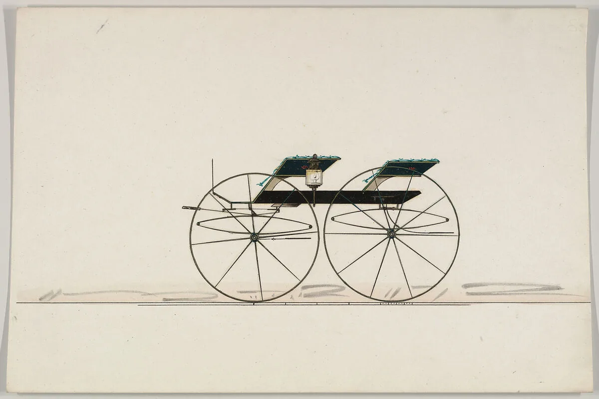 Design for Two-Seat Wagon — Brewster & Co.