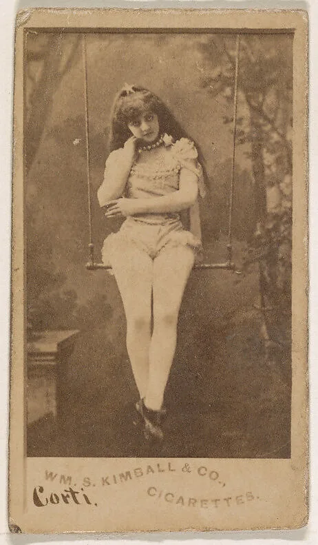 Miss Corti, from the Actresses series (N203) issued by Wm. S. Kimball & Co. — William S. Kimball & Company