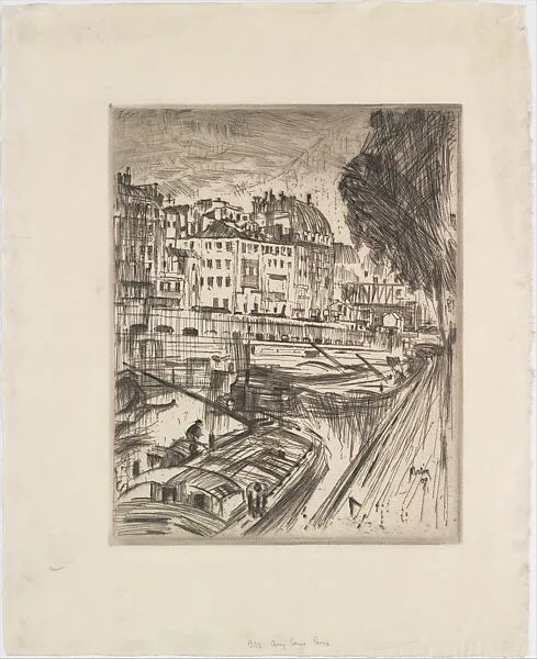The Quay, Seine, Paris — John Marin