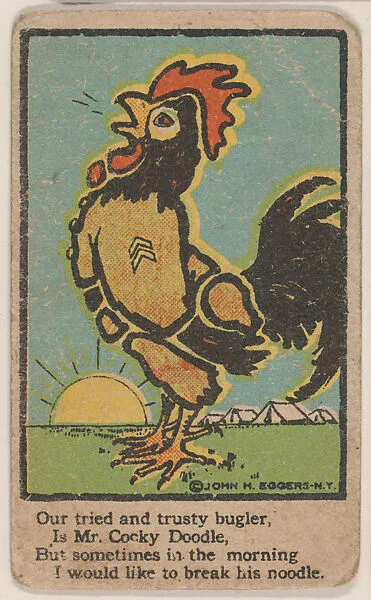 Mr. Corky Doodle from Eggers comic cards (W607) — Unknown