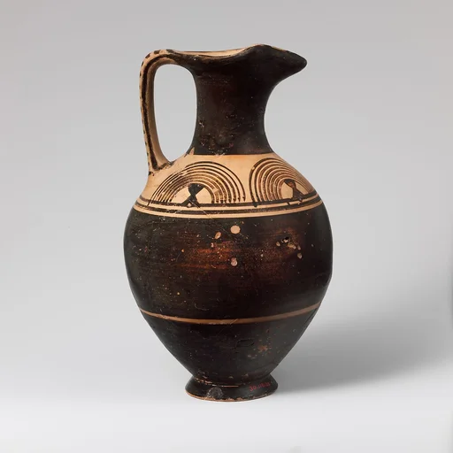 Terracotta oinochoe (jug)