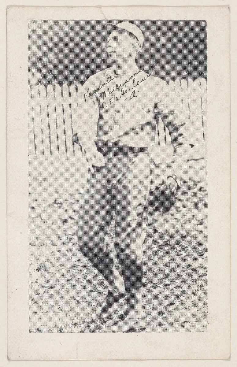 Kenneth Williams, C.F.- St. Louis, A, from Baseball strip cards (W575-2) — Unknown