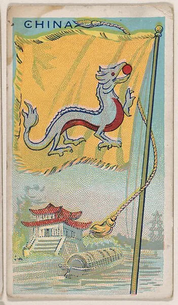 China, bakery card from the Flags series (D34), issued by the Ward-Mackey Company — Ward-Mackey Company
