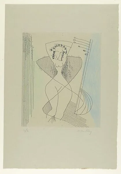 Standing Nude — Man Ray