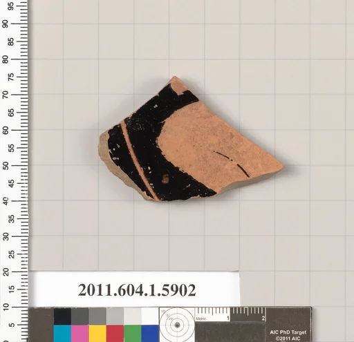 Terracotta fragment of a kylix (drinking cup)
