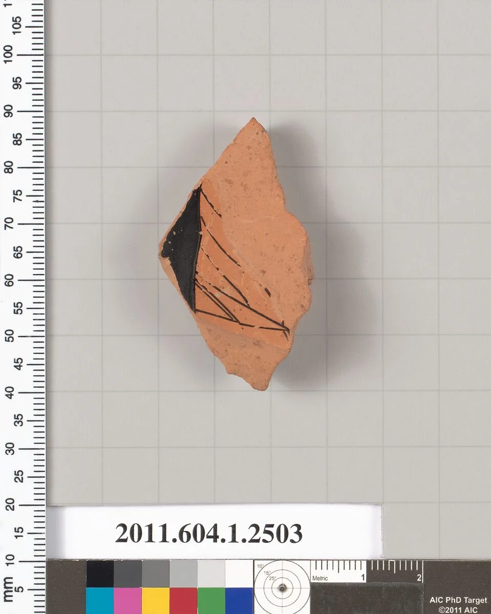 Terracotta fragment of a kylix (drinking cup) — Unknown