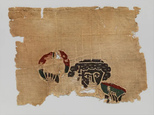 Fragment with the Head of a Figure