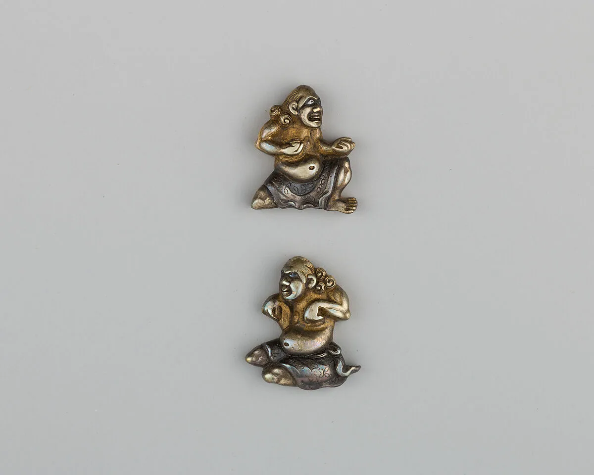 Pair of Sword-Grip Ornaments (Menuki) — Unknown