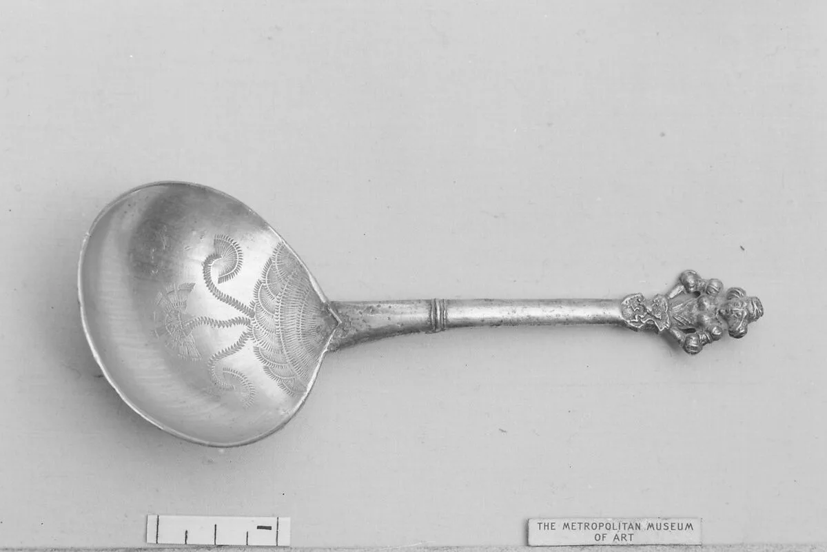 Figure-top spoon — Unknown