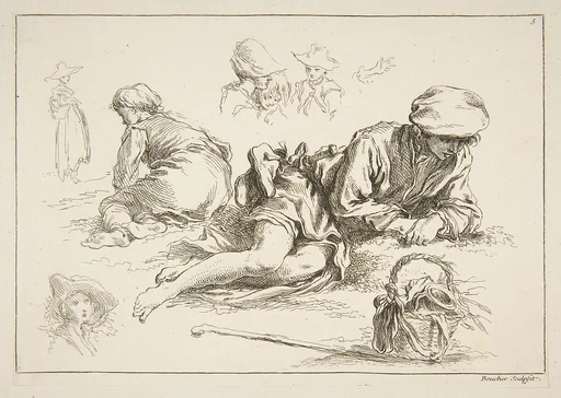 Sheet of Sketches