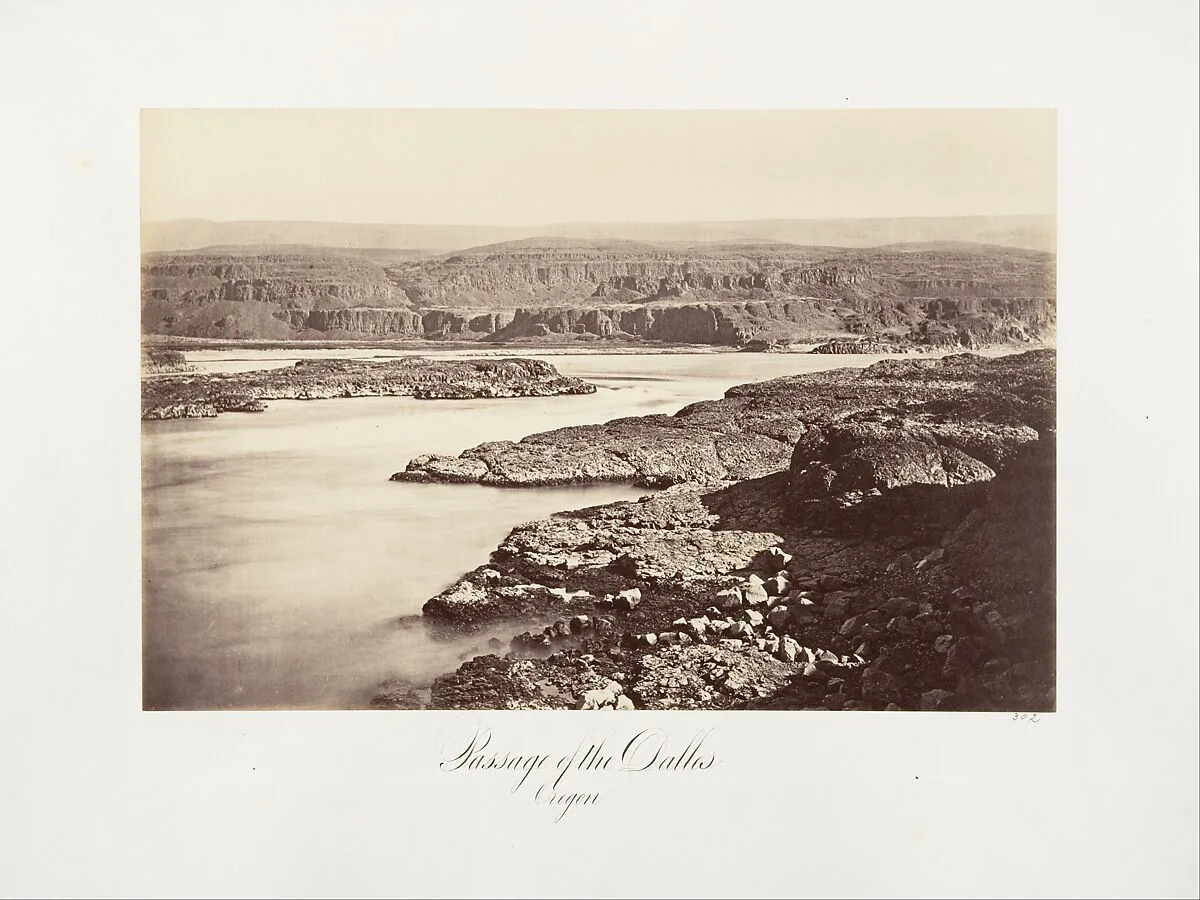Passage of the Dalles, Oregon — Carleton E. Watkins