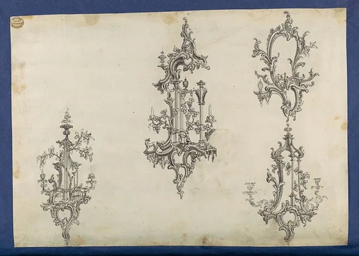 Girandoles, in Chippendale Drawings, Vol. I