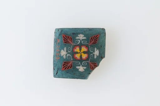 Inlay, floral square