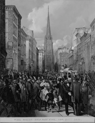 Wall Street, Half Past Two, October 13, 1857