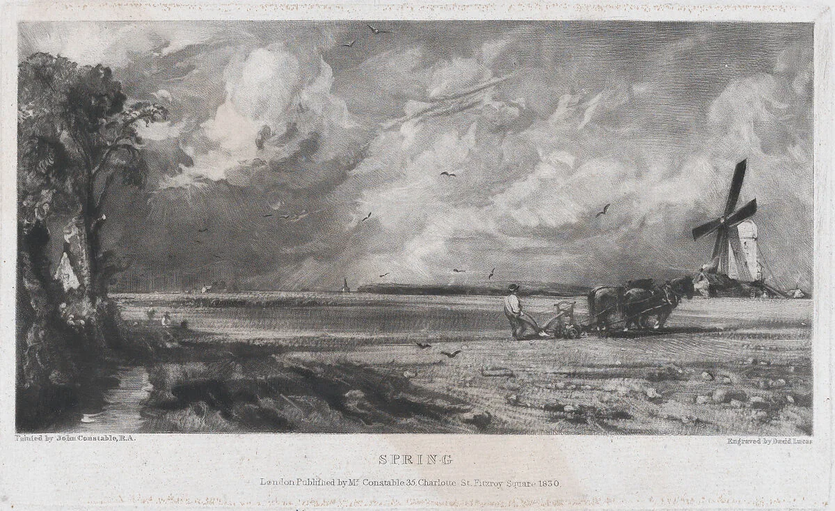 Spring — David Lucas|John Constable