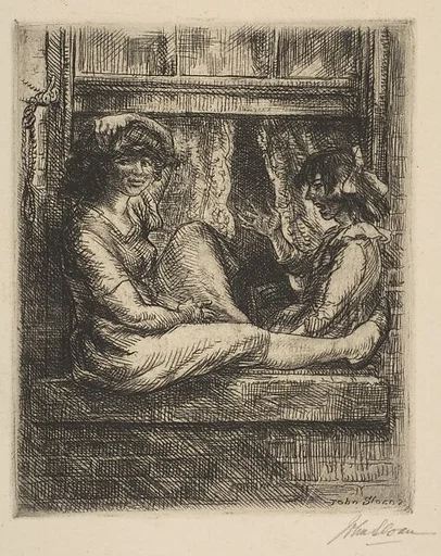 Sisters at the Window