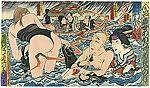 Kunisada Eclipsed — Masami Teraoka