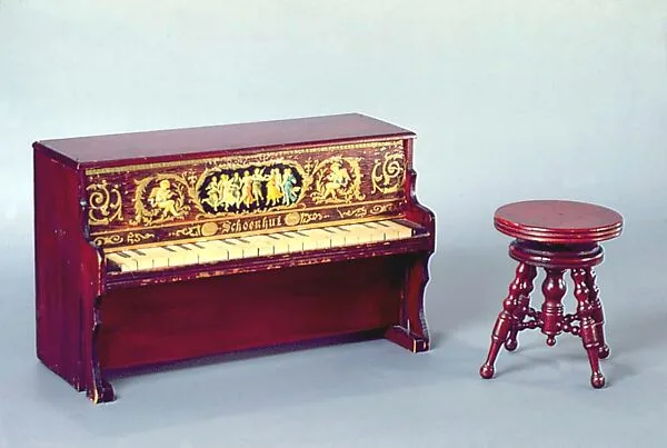 Toy upright piano — Schoenhut