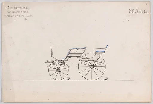 Design for Pony Phaeton, no. 3230a