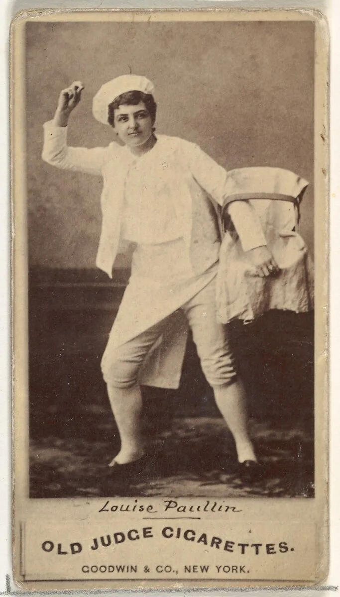 Louise Paullin, from the Actors and Actresses series (N171) for Old Judge Cigarettes — Goodwin & Company