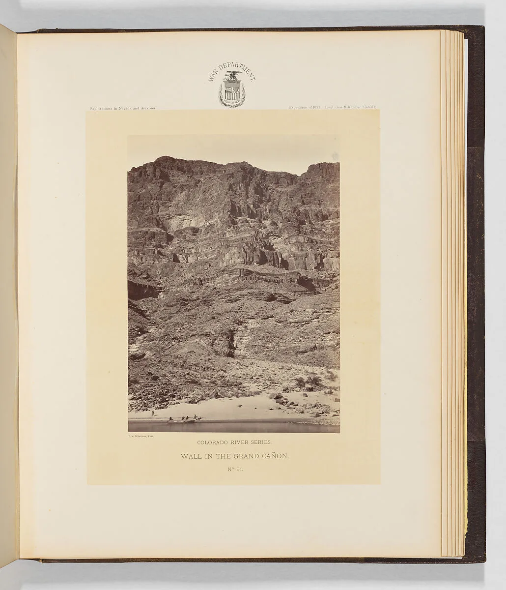 Wall in the Grand Ca¤on — Timothy H. O'Sullivan