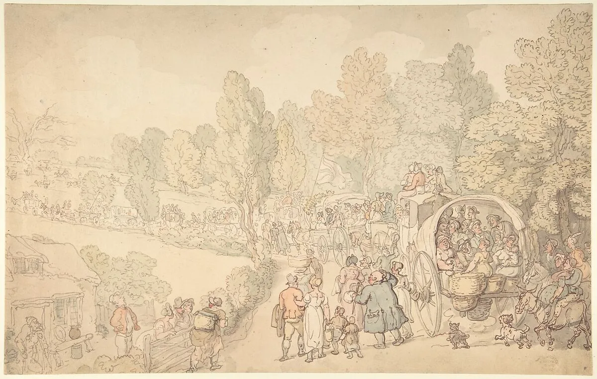 Fairlop Fair, Essex — Thomas Rowlandson