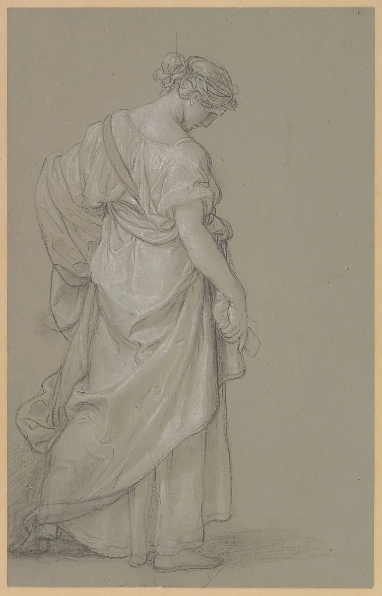 Study of a Standing Woman — Angelica Kauffmann