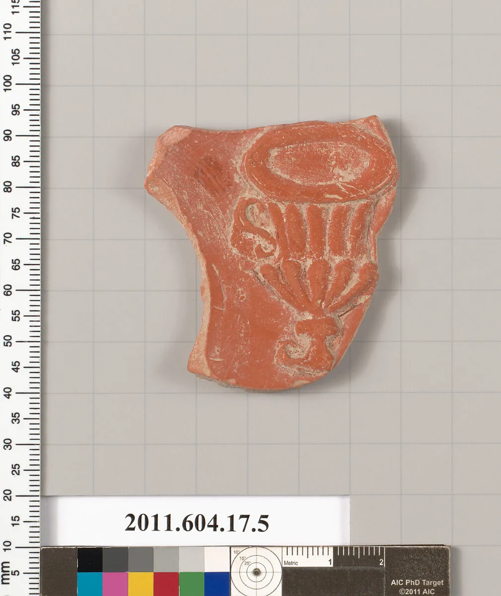 Terracotta fragments of a plate? — Unknown