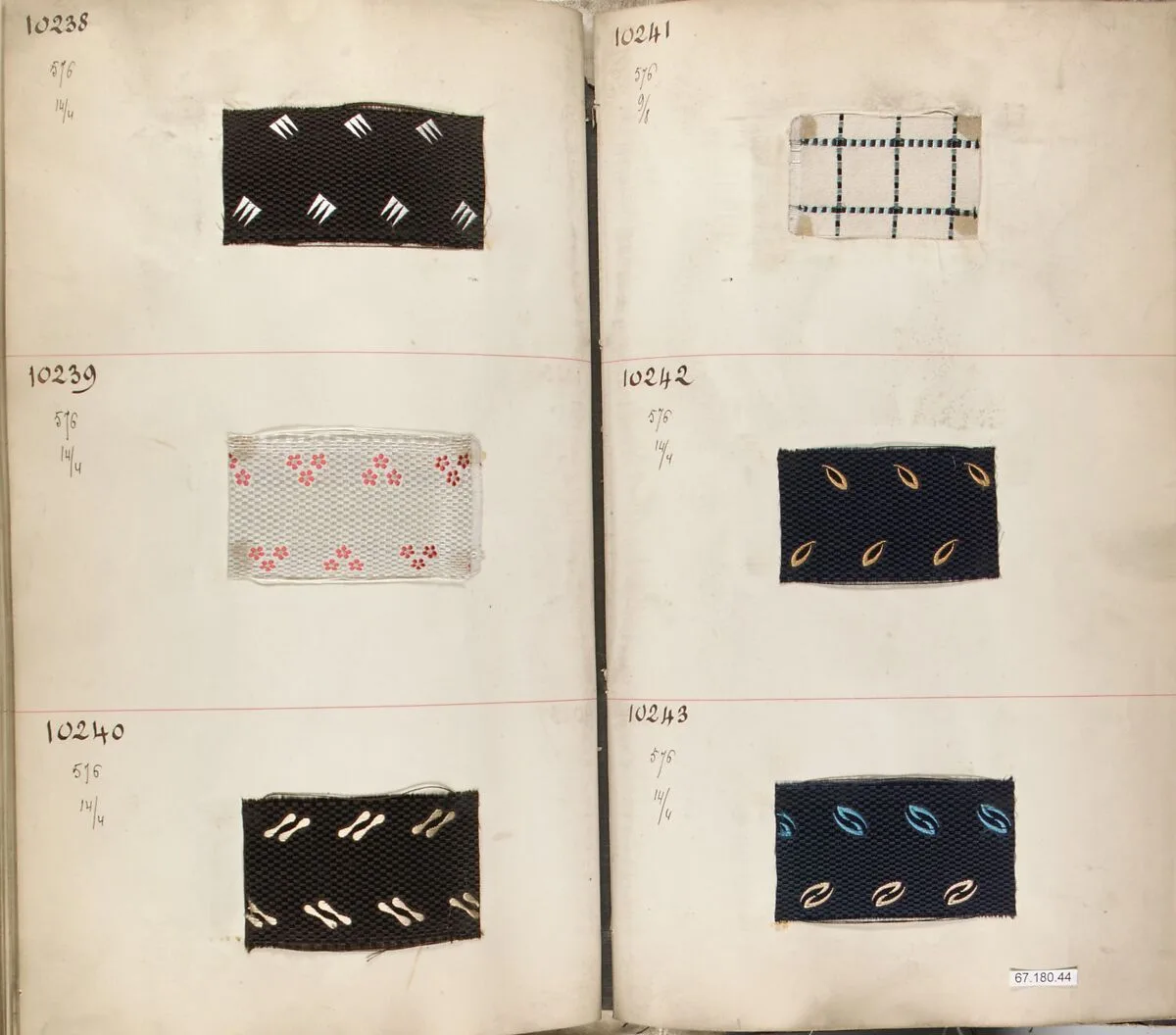 Textile Sample Book — Unknown