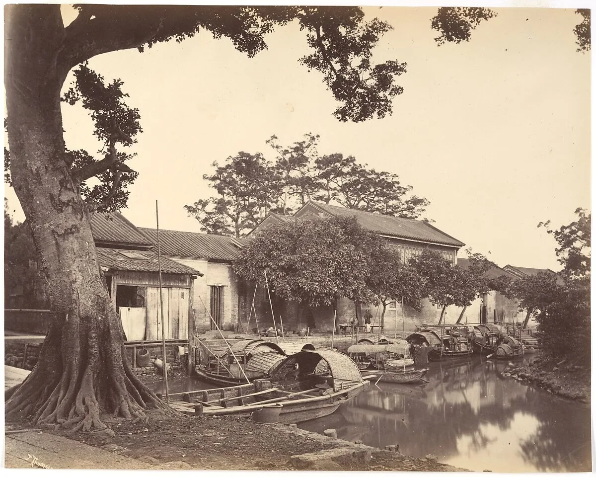 A Creek in Canton — John Thomson