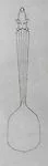 Design for No. 78 Sugar Spoon