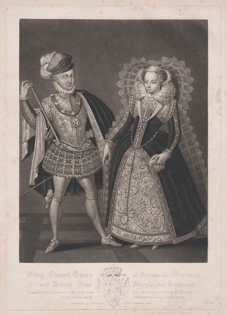 Mary, Queen of Scots and Lord Darnley — Mary, Queen of Scots|Renold Elstrack|Samuel Woodburn|Robert Dunkarton