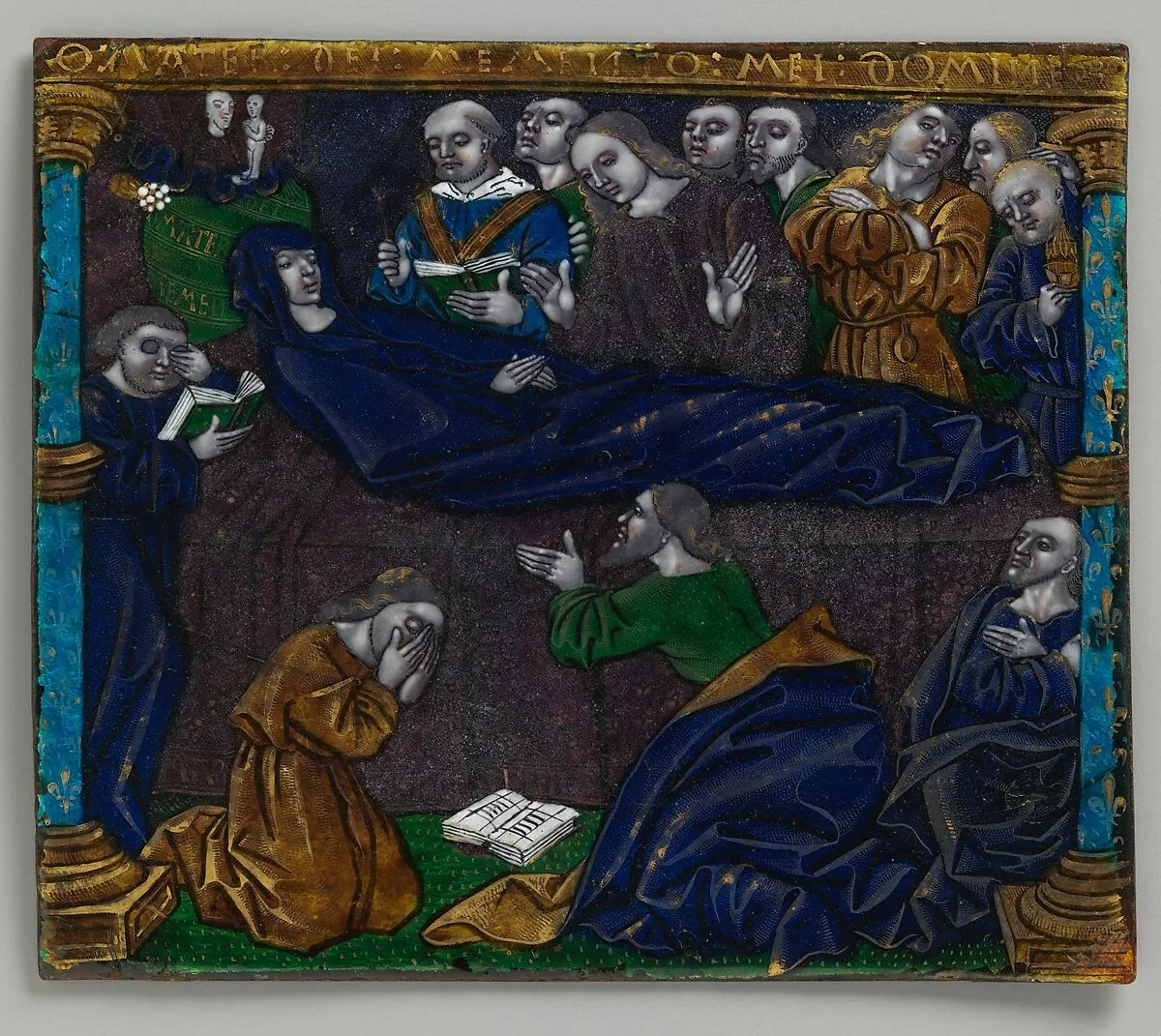 Plaque with the Death of the Virgin — Jean Pénicaud I