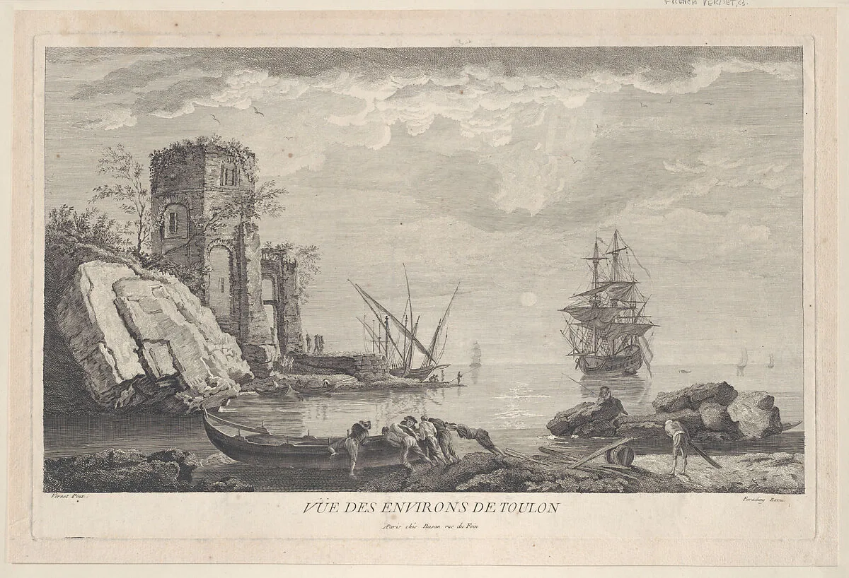 View of the Surroundings of Toulon — Joseph Vernet|Jean François Feradiny
