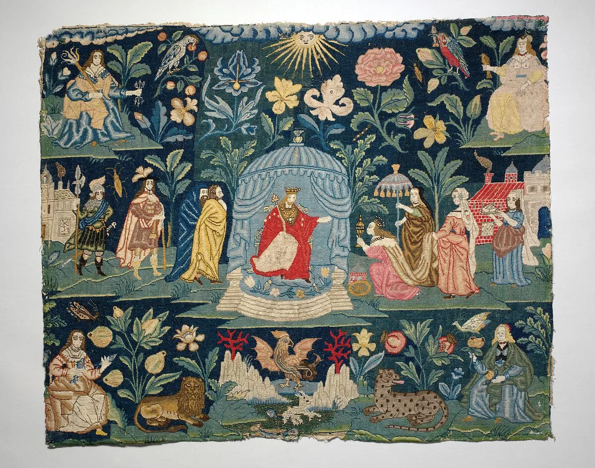 The Meeting of King Solomon and the Queen of Sheba, with the Four Elements — Unknown