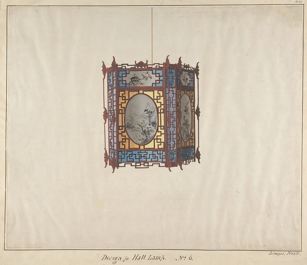 Design for a Hall Lamp No.6 — Lamqua