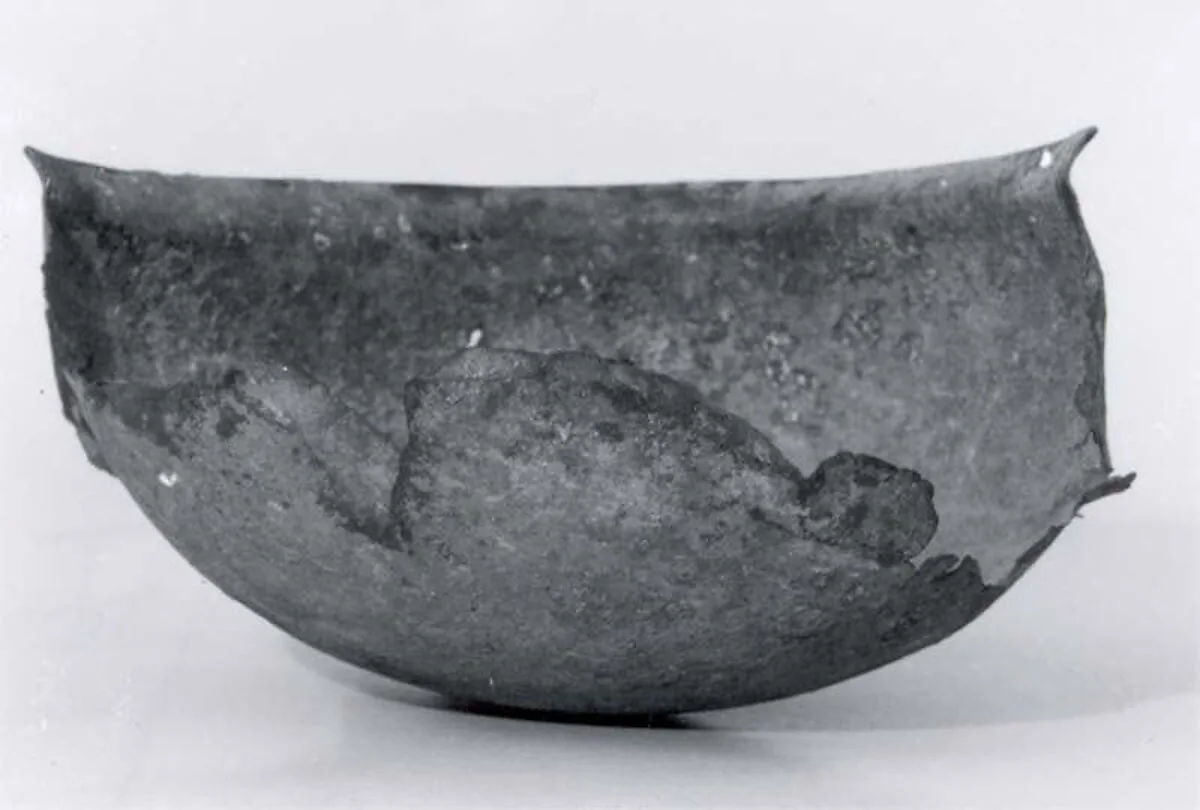 Bronze bowl fragment — Unknown