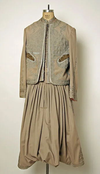 Men's Ensemble (Jacket, Vest, Trousers) — Unknown
