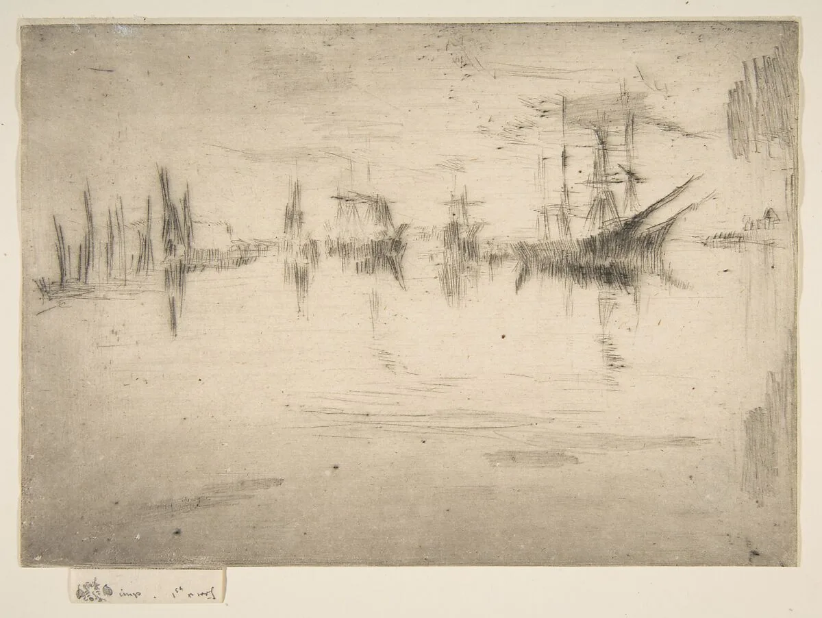 Nocturne: Shipping — James McNeill Whistler
