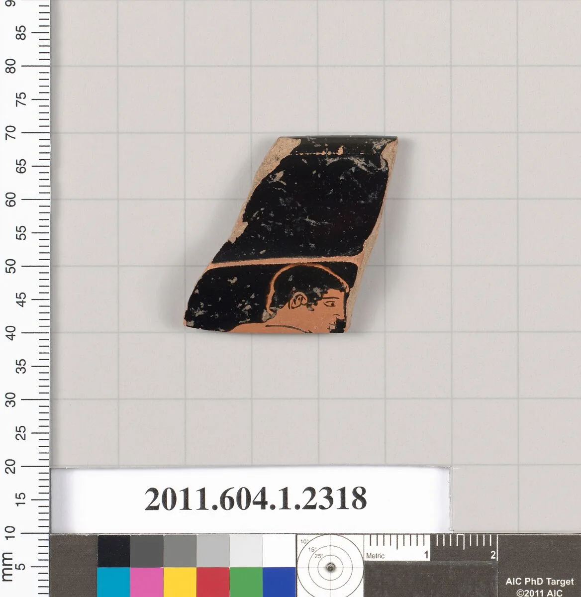 Terracotta rim fragment of a kylix (drinking cup) — Unknown