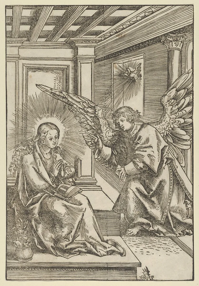 The Annunciation — Lucas Cranach the Elder