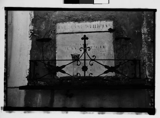 [Wall Tomb Plaque, New Orleans, Louisiana]