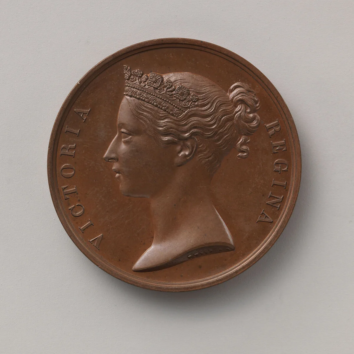 The Baltic Medal, Issued to the Fleet Concerned in the Baltic Waters During the Years 1854–55 — Leonard Charles Wyon|William Wyon