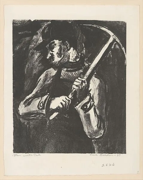 Man with Pick — Leah Balsham|WPA
