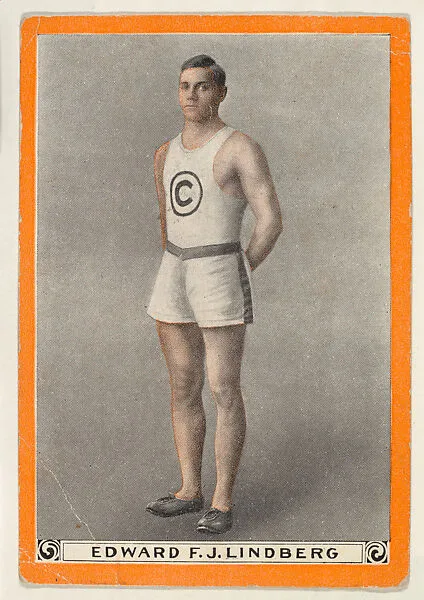 Edward F. J. Lindberg, from for the World's Champion Athletes series (T230) — Pan Handle Scrap Company