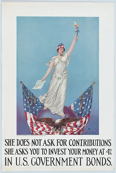 She Does Not Ask For Contributions She Asks You to Invest Money at 4% in U.S. Government Bonds — Frances Adams Halsted|Frances Adams Halsted