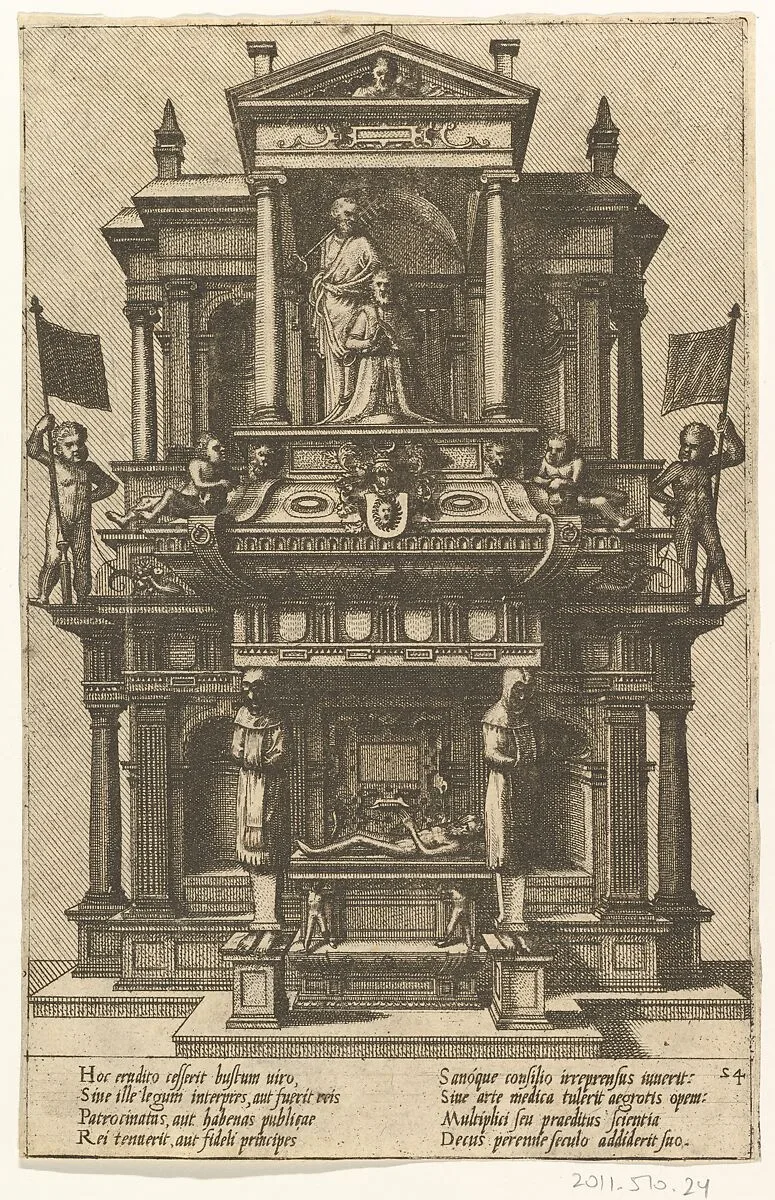 Cœnotaphiorum (24) — Hans Vredeman de Vries|Johannes van Doetecum I|Lucas van Doetecum|Hieronymus Cock