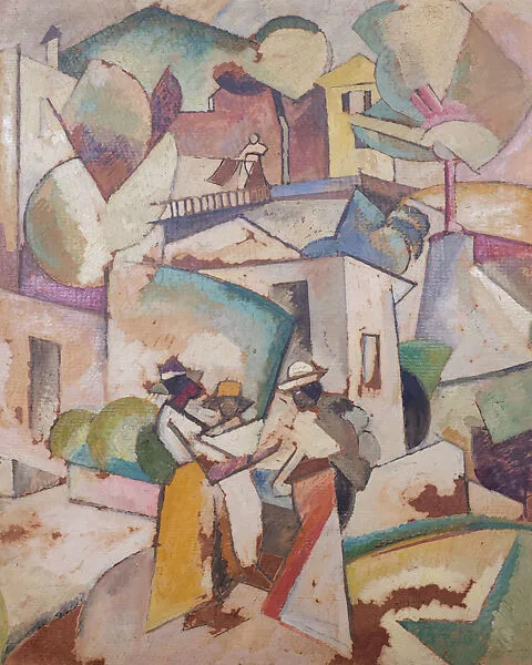 Street Scene in Bermuda — Albert Gleizes